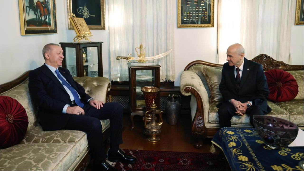 Erdoğan ve Bahçeli'den Önemli Görüşme