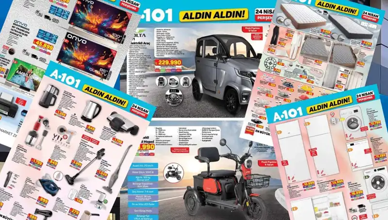 A101’in Yeni Aktüel Kataloğunda Perde, Halı, Yatak ve Elektronik Mutfak Ürünleri