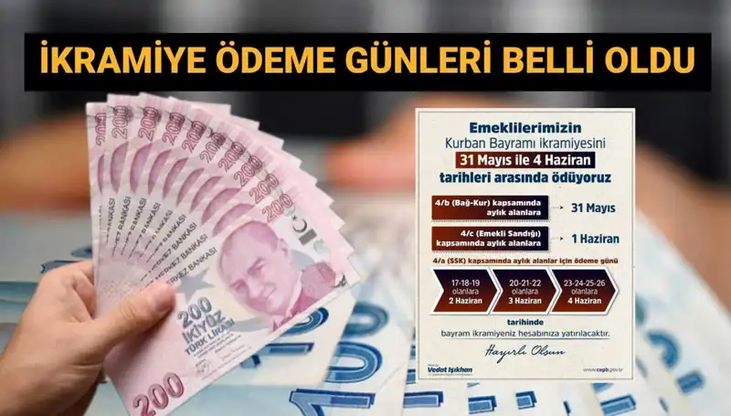 Emekli Bayram İkramiyeleri Hesaplarda! Ne Zaman Geçiyor?
