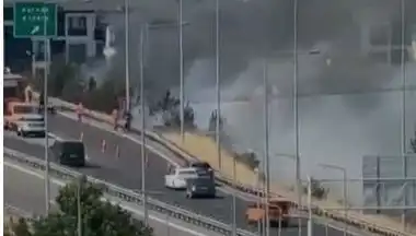 Anadolu Otoyolu'nda Sigara İzmariti Yangını: Korku Dolu Anlar Yaşandı!