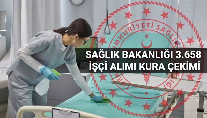 Sağlık Bakanlığı 3.658 İşçi Alımı Kura Takvimi ve Nihai Liste Açıklandı