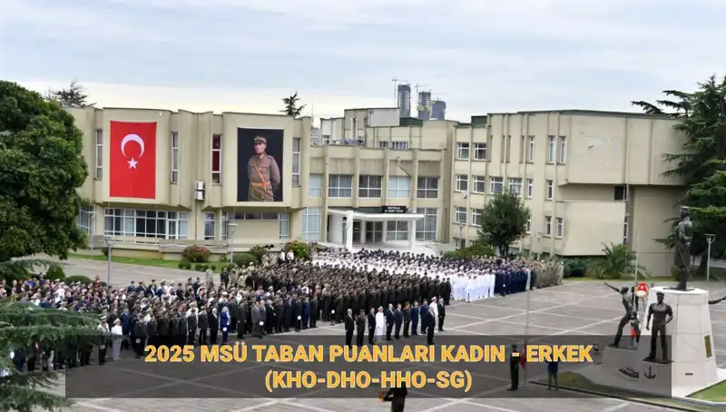 2025 MSÜ Taban Puanları: Kara, Deniz, Hava Harp Okulları ve Daha Fazlası