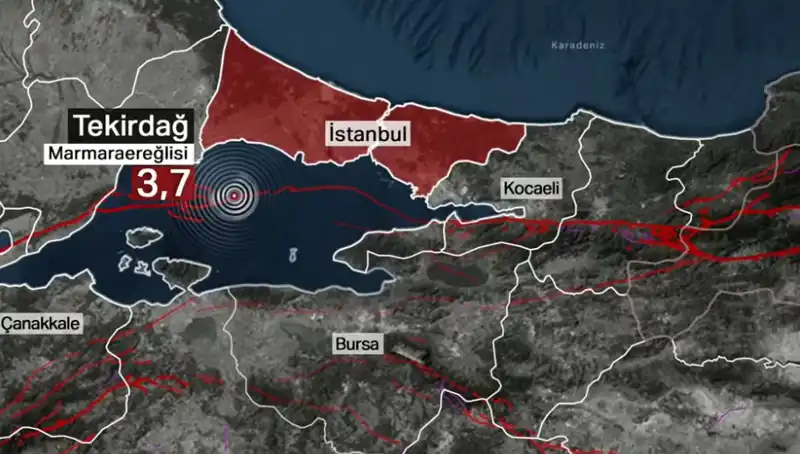 Marmara Denizi’nde 3,7 Büyüklüğünde Depremin Ayrıntıları ve Etkileri