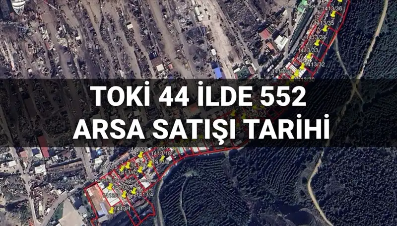 TOKİ’nin 552 Arsa Satışı: Açık Artırma Tarihleri ve İmar Durumları Açıklandı