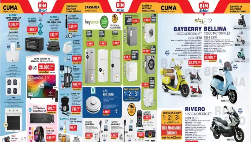 BİM'de Şubat Sonu Müjdeleri! 4-7 Mart Aktüel Ürünler Kataloğu Yayınlandı